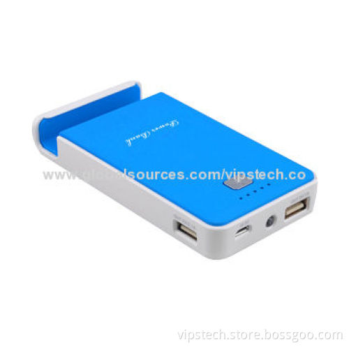 Emergency Mobile Phone Charger for GPS, MP3/4 Players and Tablet PCs, 5,000mAh Capacity